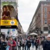 Il servizio UltraFibra 1 Giga di Fastweb on air con Take affissione-fastweb