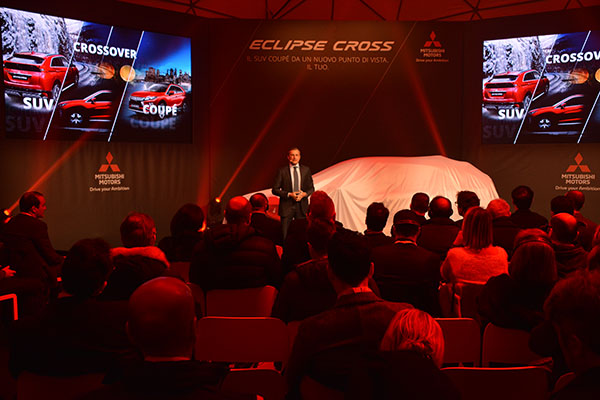 Cannizzo Produzioni scelta da Mitsubishi per l’evento di lancio del nuovo suv Eclipse Cross