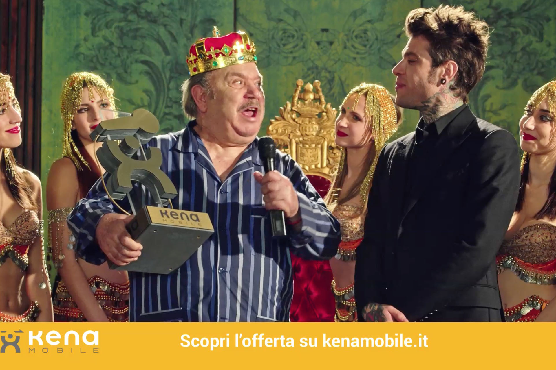 Kena Mobile, l’operatore virtuale di Tim, lancia una campagna pubblicitaria con protagonisti Fedez e Lino Banfi