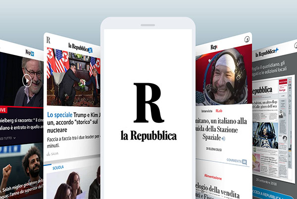 Repubblica rilascia la nuova app