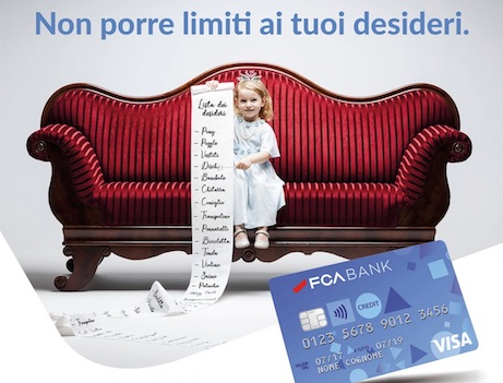 FCA Bank lancia una carta di credito digitale