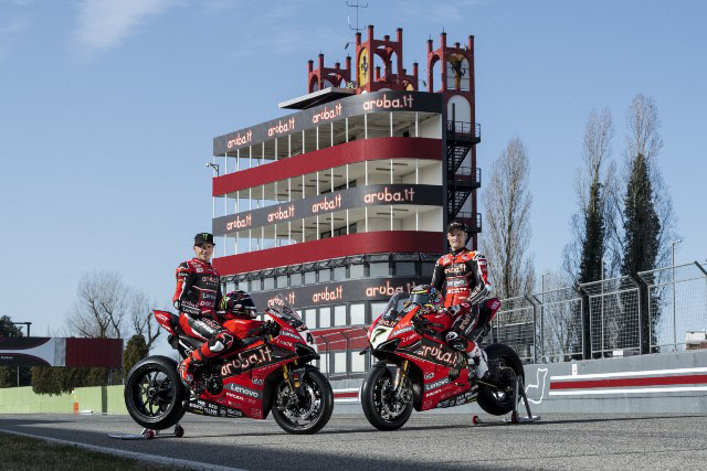 La torre del circuito di Imola diventa Aruba, che rinnova la partnership con Ducati in Superbike