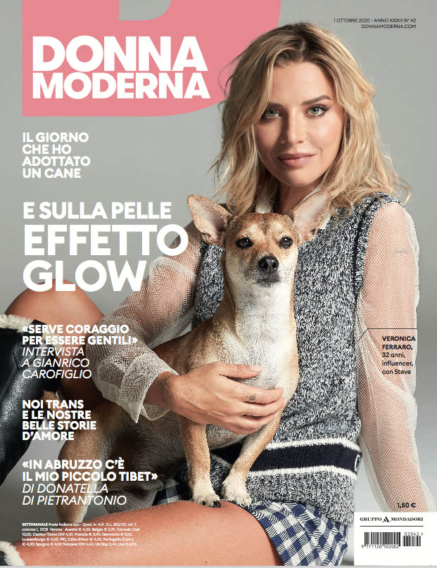 Donna Moderna in cover con la influencer Veronica Ferraro per l’adozione di animali abbandonati