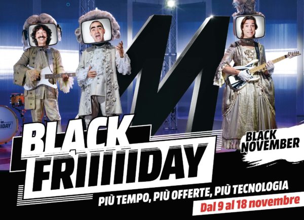 MediaWorld lancia gli spot per il Black Friday con Elio e Le Storie Tese. Firma Armando Testa