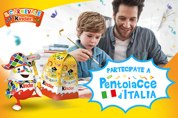 Hub09 lancia il contest 'Pentolacce d'Italia' per il carnevale Kinder