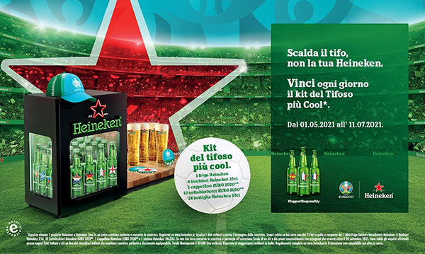 Heineken regala il 'kit del tifoso'. Dal 16 maggio al via gli spot
