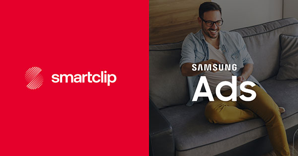 Smartclip amplia offerta con le smart tv di Samsung