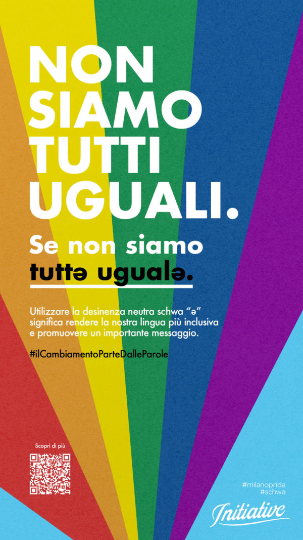 Initiative lancia #ilcambiamentopartedalleparole per un linguaggio più inclusivo