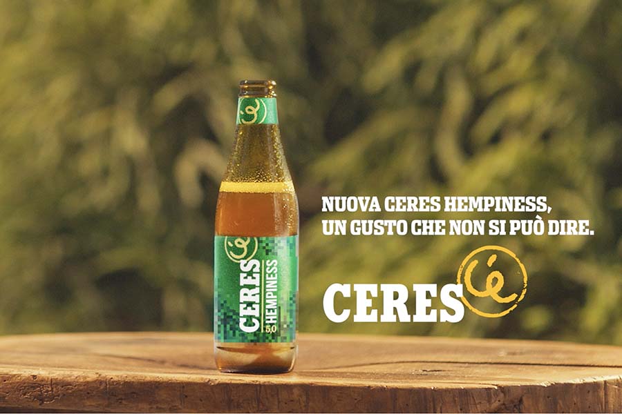 Arriva la Ceres Hempiness, la birra con semi di canapa "con un gusto che non si può dire". Lo spot è di BCube