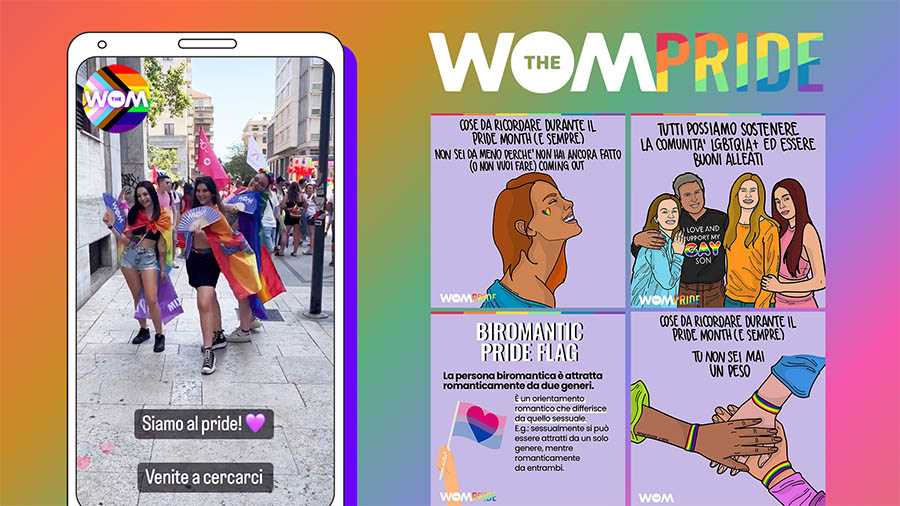 The Wom raggiunge audience di oltre 10 milioni con il Pride
