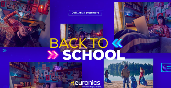 Euronics in comunicazione in tv e radio per il back to school