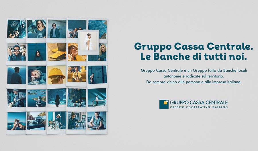 Gruppo Cassa Centrale torna on air con Carat e Dentsu Creative