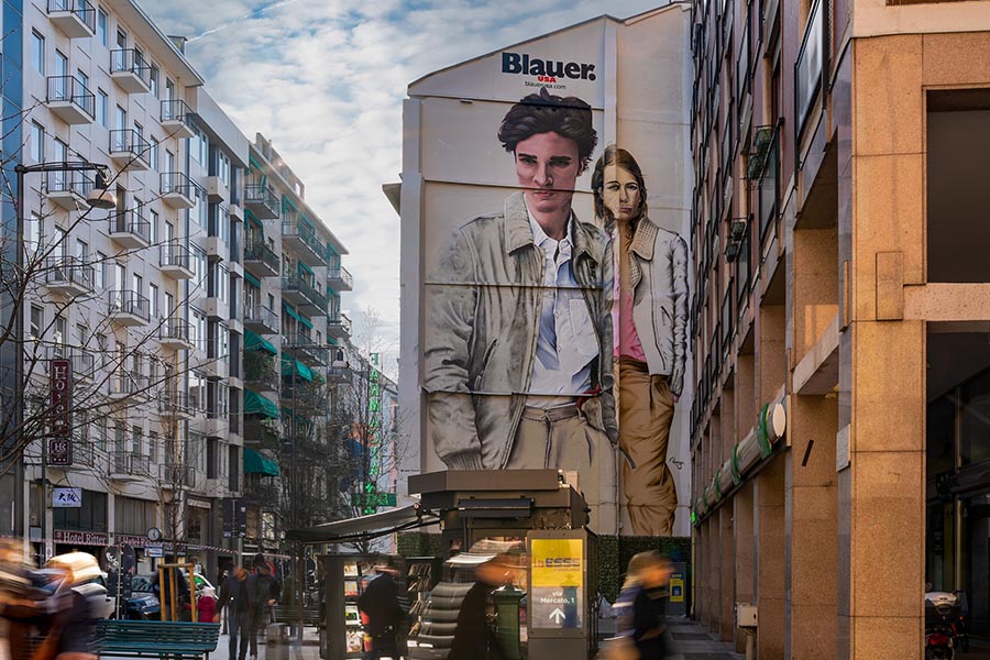 Clear Channel Italia: con quello per Blauer la media company taglia il traguardo dei 20 murales