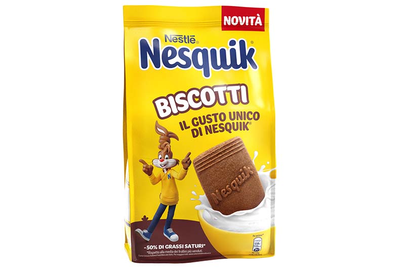 Arrivano i biscotti Nesquik, concepiti al 100% in Italia. A supporto una campagna tv