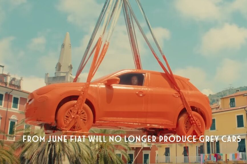 Fiat non produrrà più auto grigie e lo annuncia con il film "Operation No Grey". Firma Leo Burnett con Twister