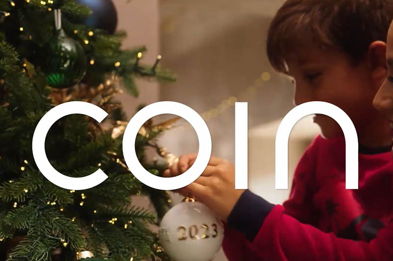 Lo spot di Natale di Coin on air sulle reti Mediaset per 3 settimane