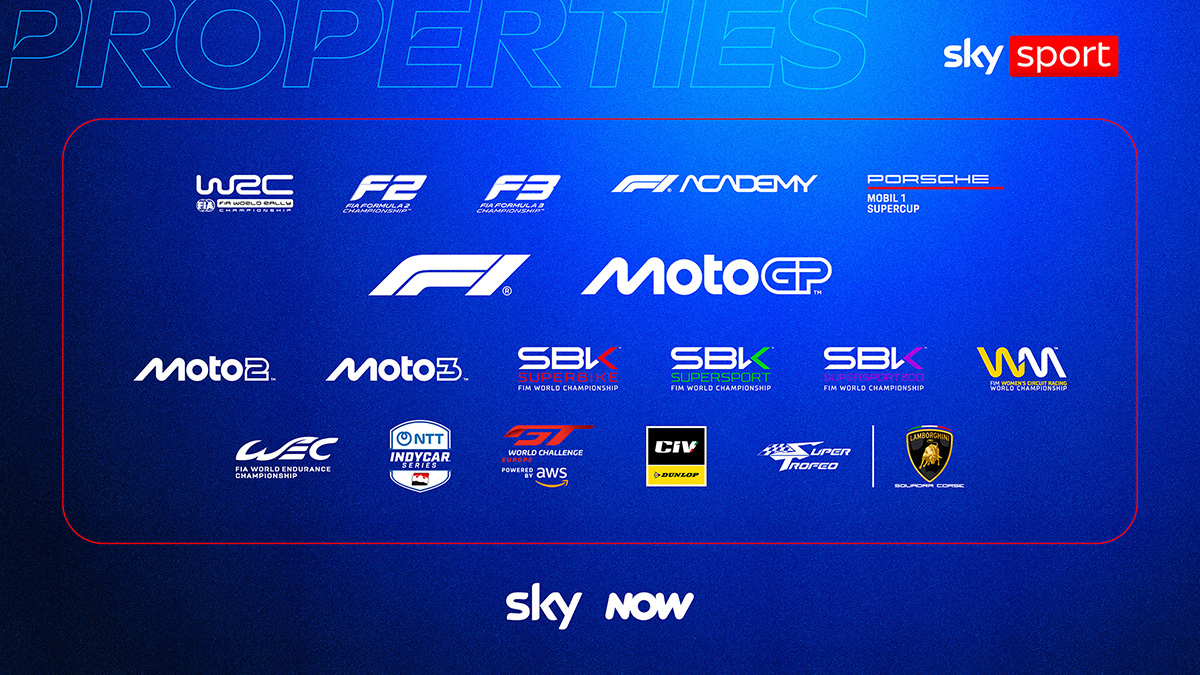 Sky accende la stagione del motorsport Sky accende la stagione del motorsport