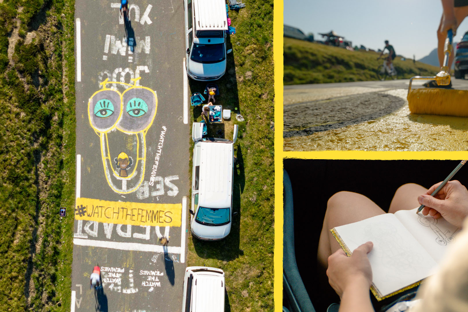 Skoda torna a trasformare i peni disegnati al Tour de France in una campagna per il ciclismo femminile Skoda torna a trasformare i peni disegnati al Tour de France in una campagna per il ciclismo femminile