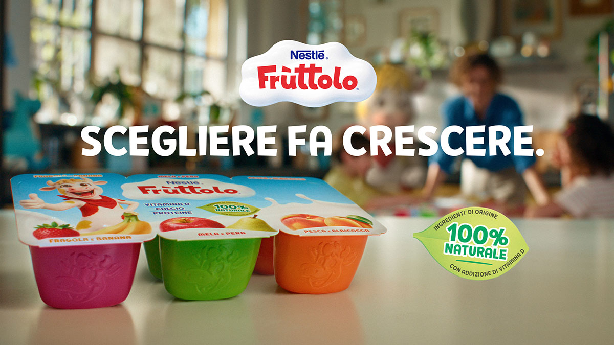 Frùttolo torna in tv con “Scegliere fa crescere”, la nuova pubblicità firmata Dentsu Creative dopo gara Frùttolo torna in tv con “Scegliere fa crescere”, la nuova pubblicità firmata Dentsu Creative dopo gara