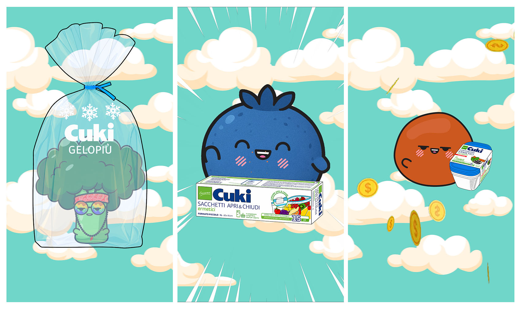 Cuki e Armando Testa raccontano la conservazione alimentare con il linguaggio di Fluffy Revolution Cuki e Armando Testa raccontano la conservazione alimentare con il linguaggio di Fluffy Revolution